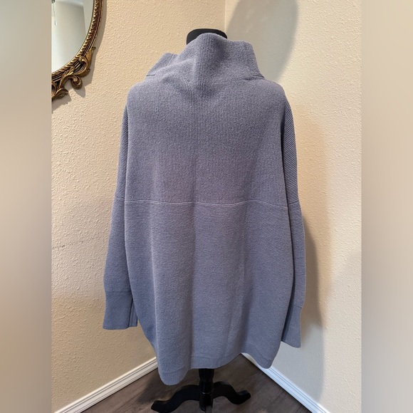 Free People Blue Ribbed Tunic - Picture 6 of 8